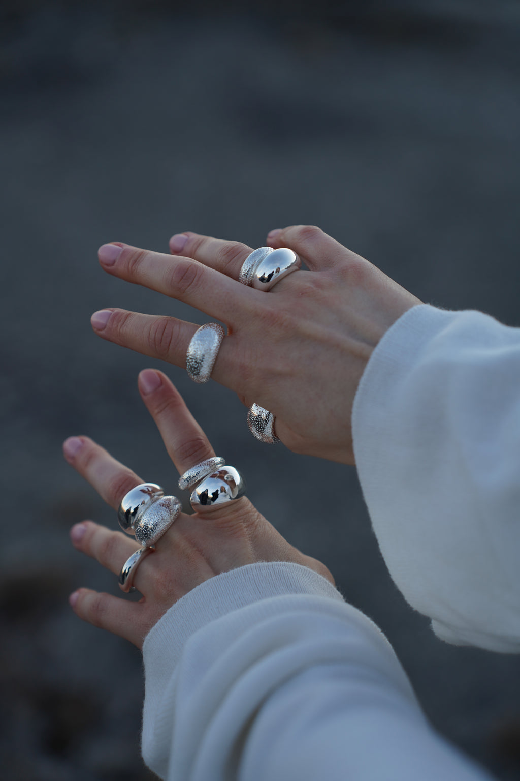 MOON RING L BLANK