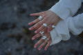 MOON RING M BLANK
