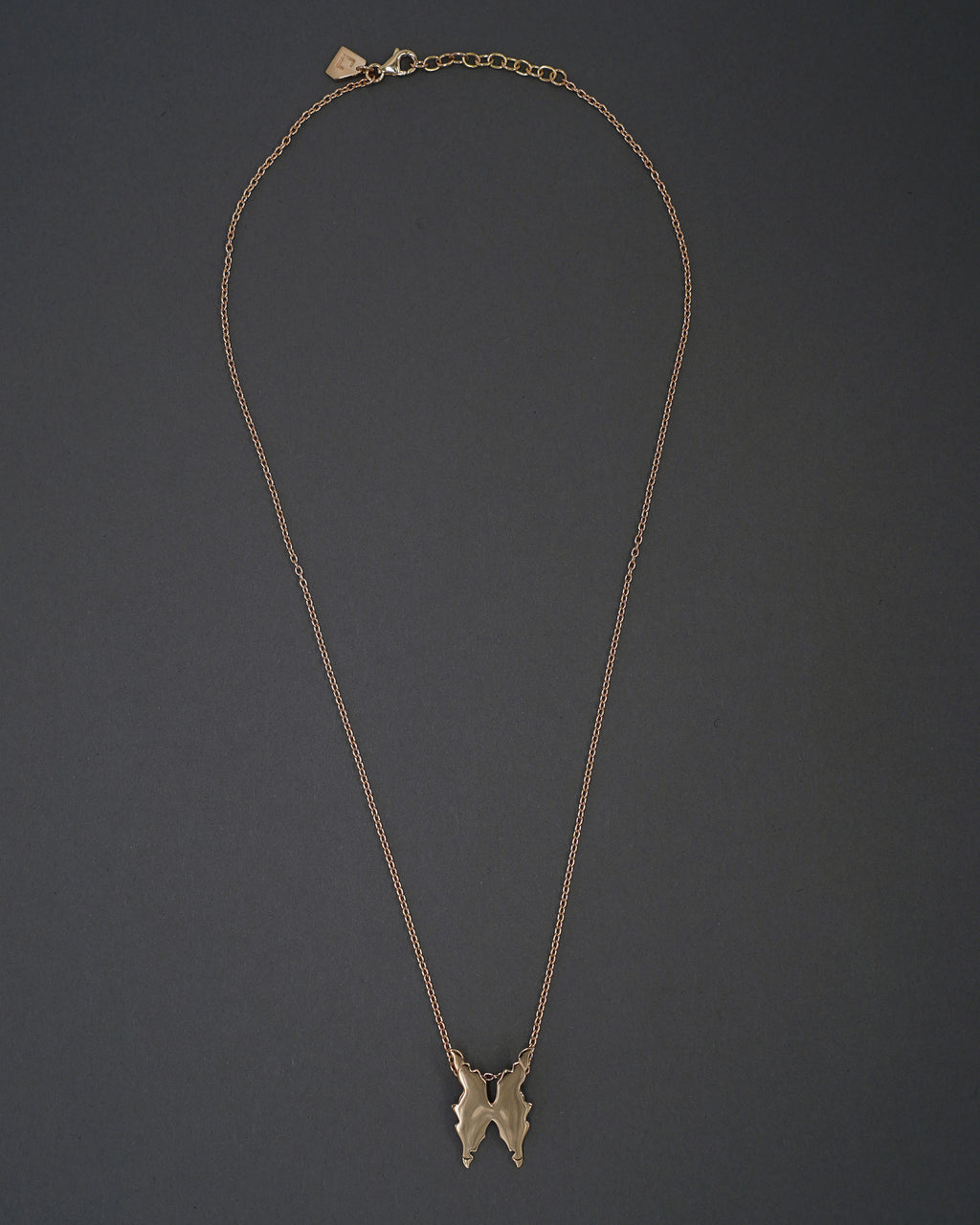 FJÄRILSÖJN HALSBAND GULD