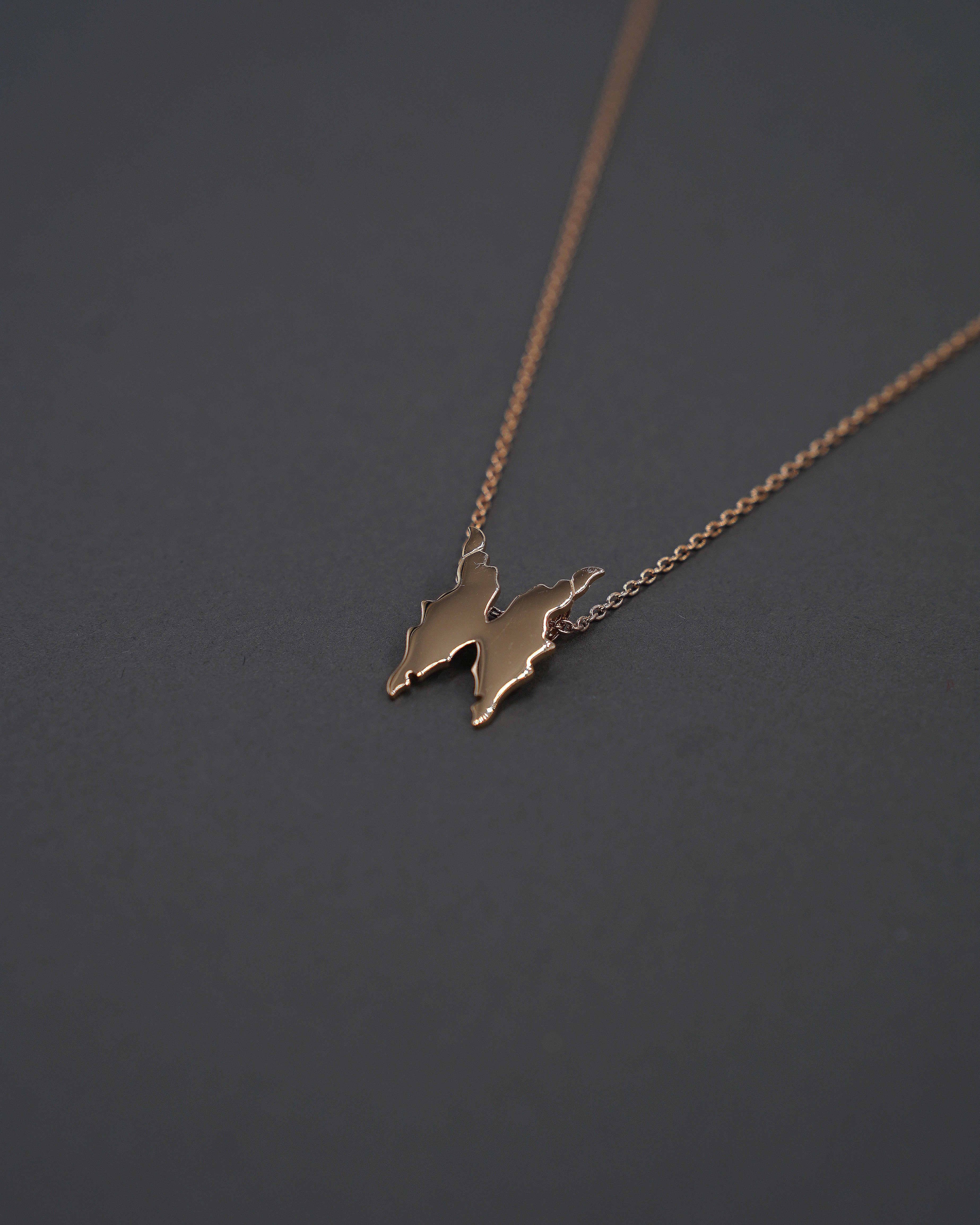 FJÄRILSÖJN HALSBAND GULD