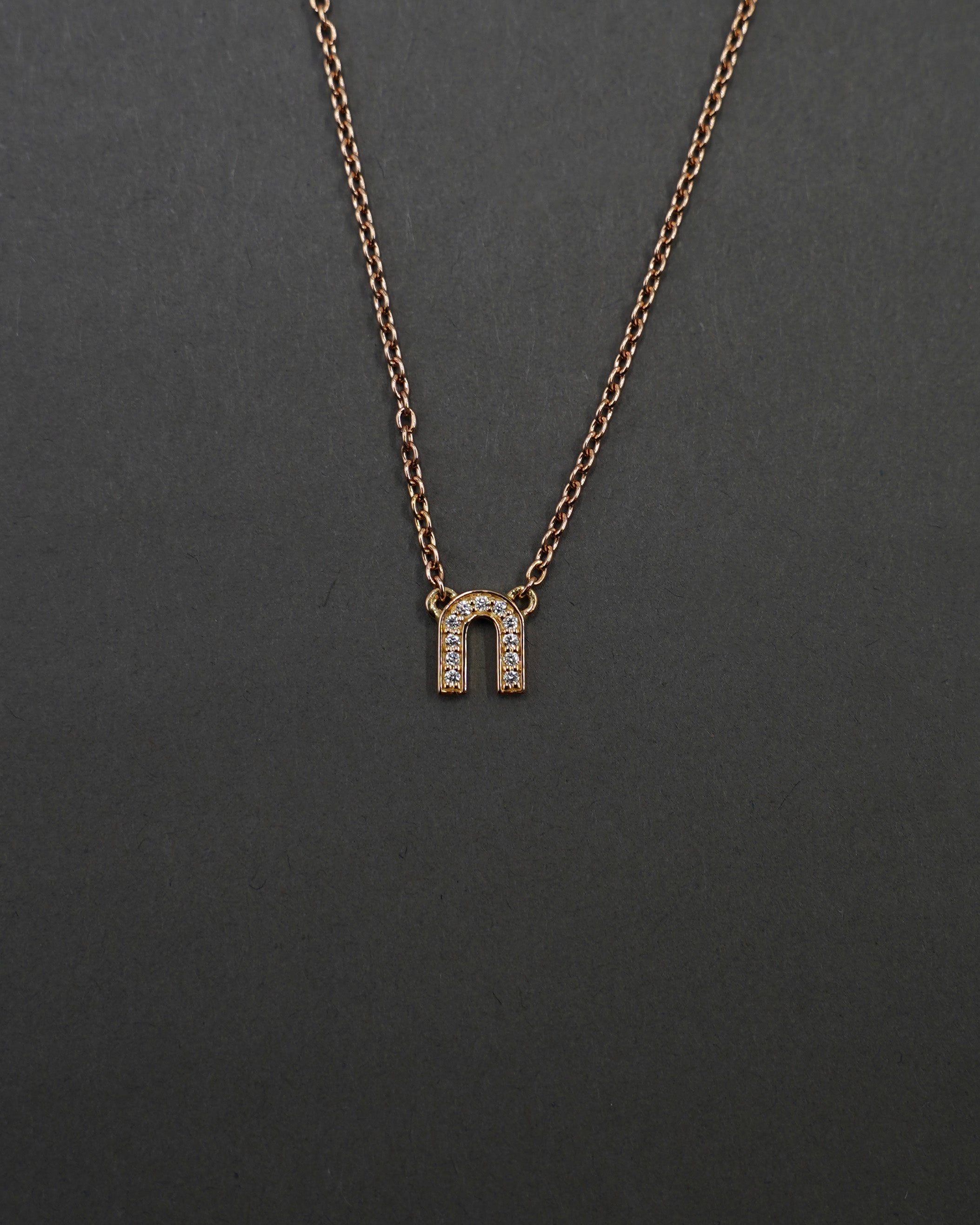 KÄRLEKSPORTEN HALSBAND MINI DIAMANT GULD