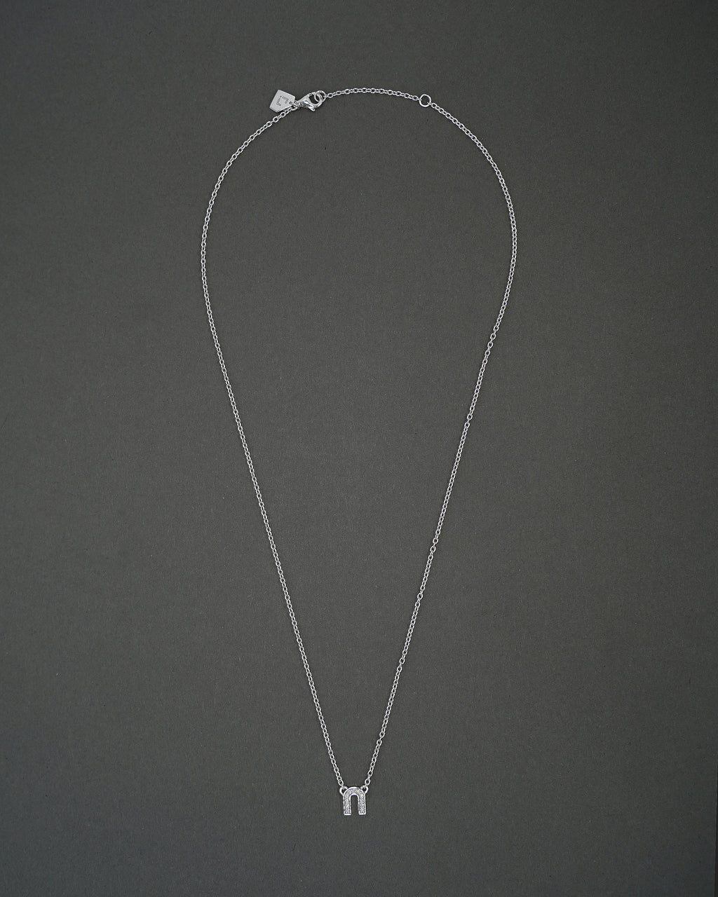 KÄRLEKSPORTEN HALSBAND MINI DIAMANT VITGULD