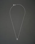 KÄRLEKSPORTEN HALSBAND MINI DIAMANT VITGULD