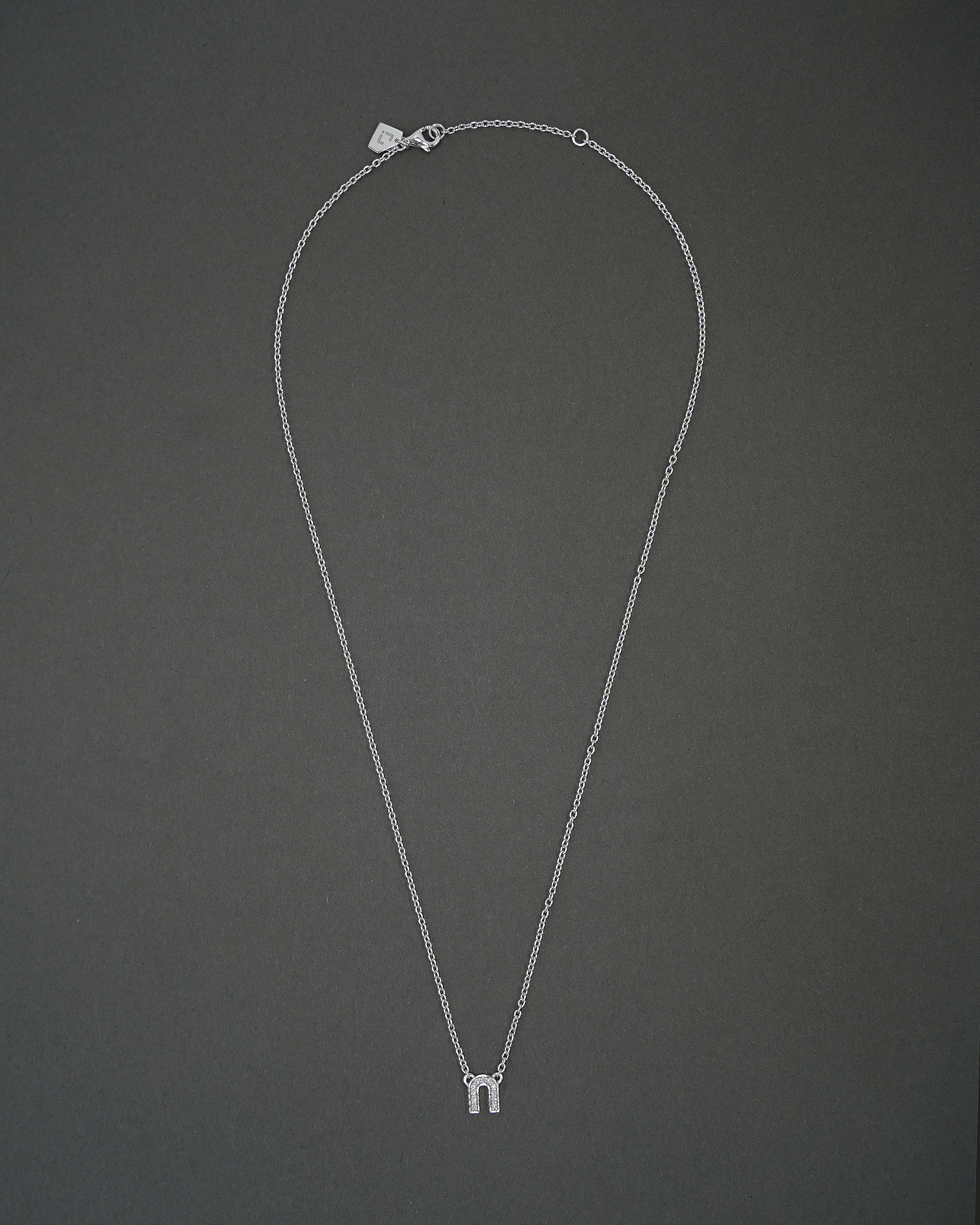 KÄRLEKSPORTEN HALSBAND MINI DIAMANT VITGULD