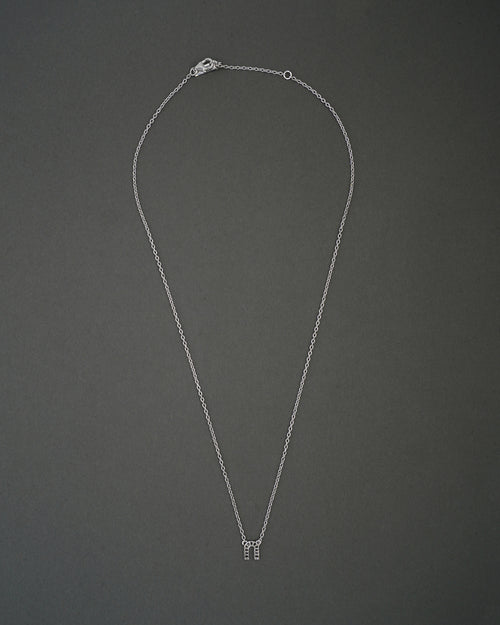 KÄRLEKSPORTEN HALSBAND MINI SVART DIAMANT VITGULD