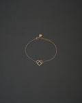KÄRLEKSPORTEN HJÄRTA ARMBAND GULD