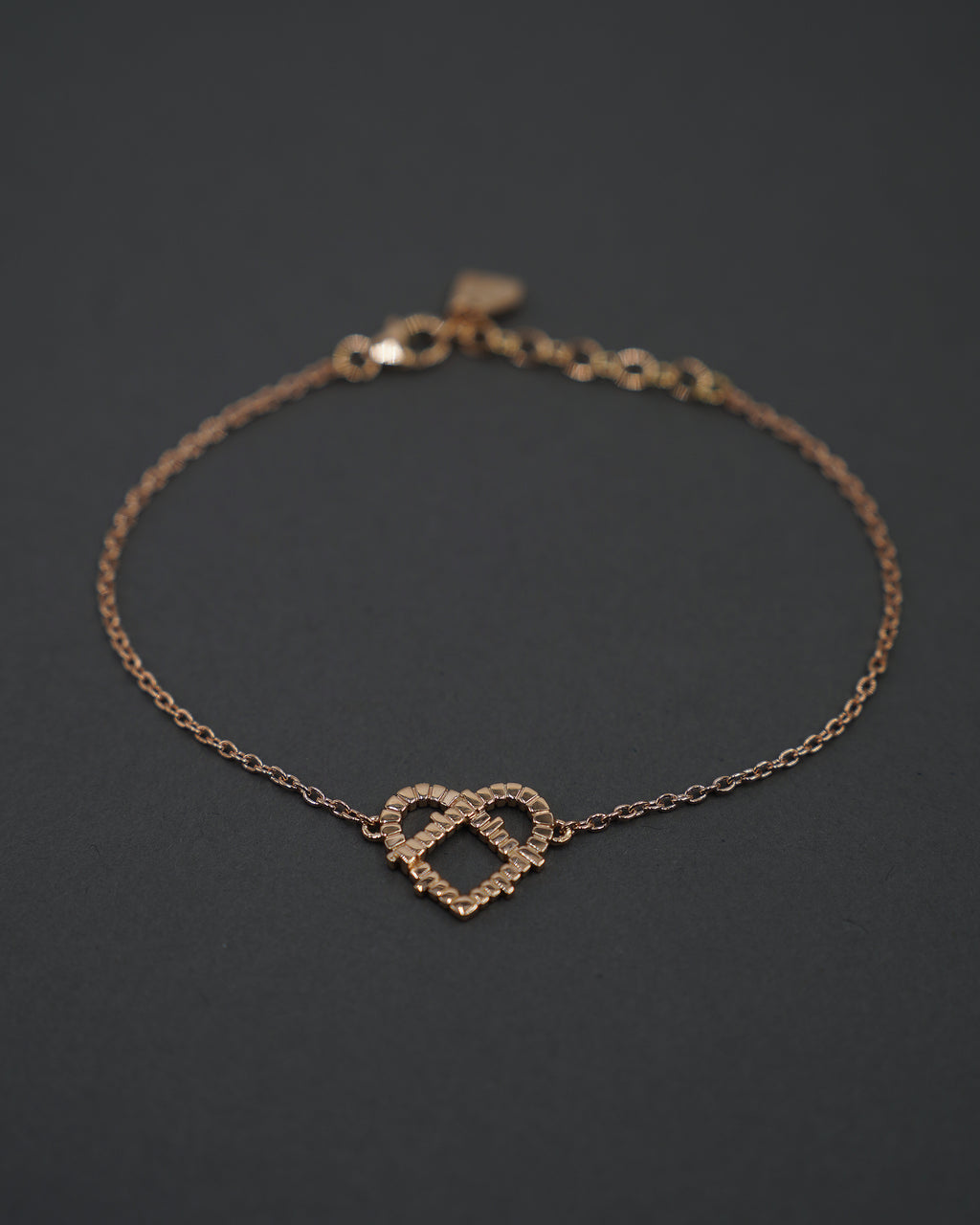 KÄRLEKSPORTEN HJÄRTA ARMBAND GULD