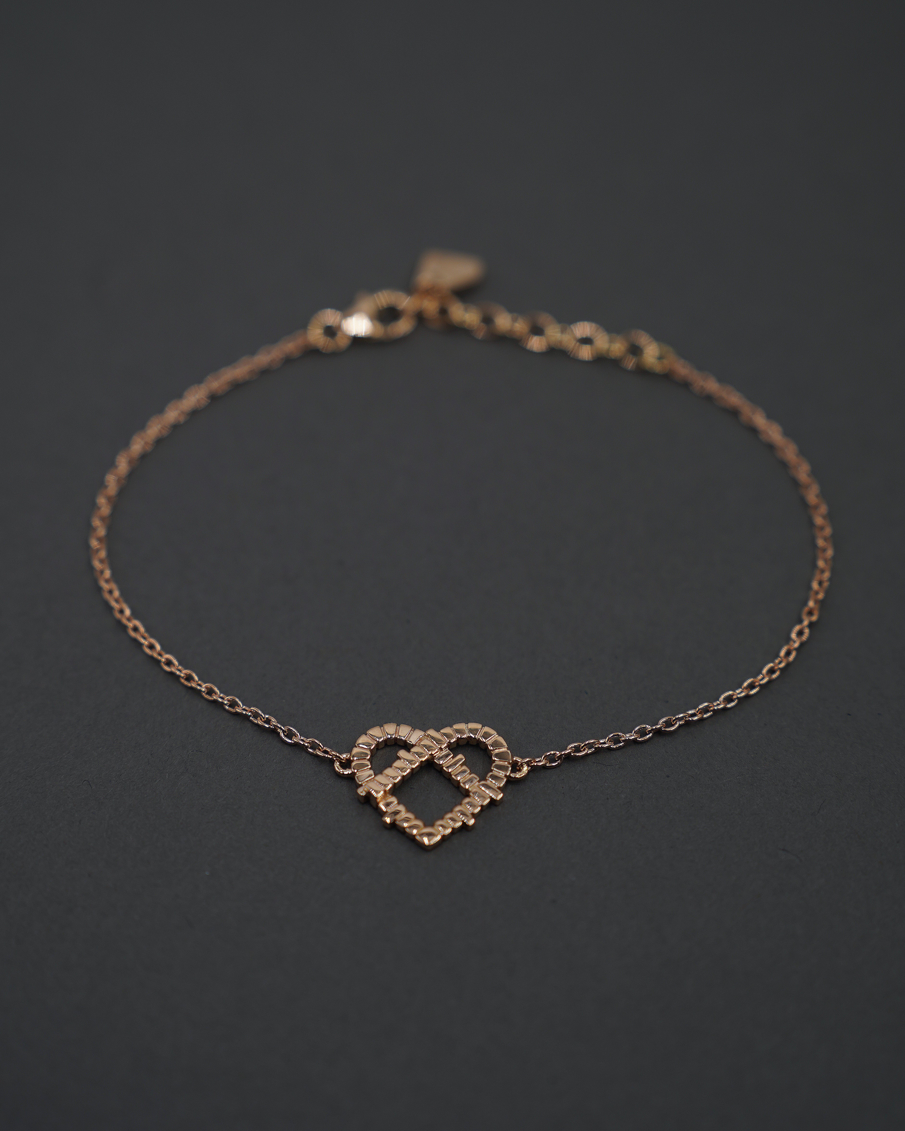 KÄRLEKSPORTEN HJÄRTA ARMBAND GULD
