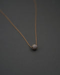 FULLMOON HALSBAND MINI PAVÉ GULD