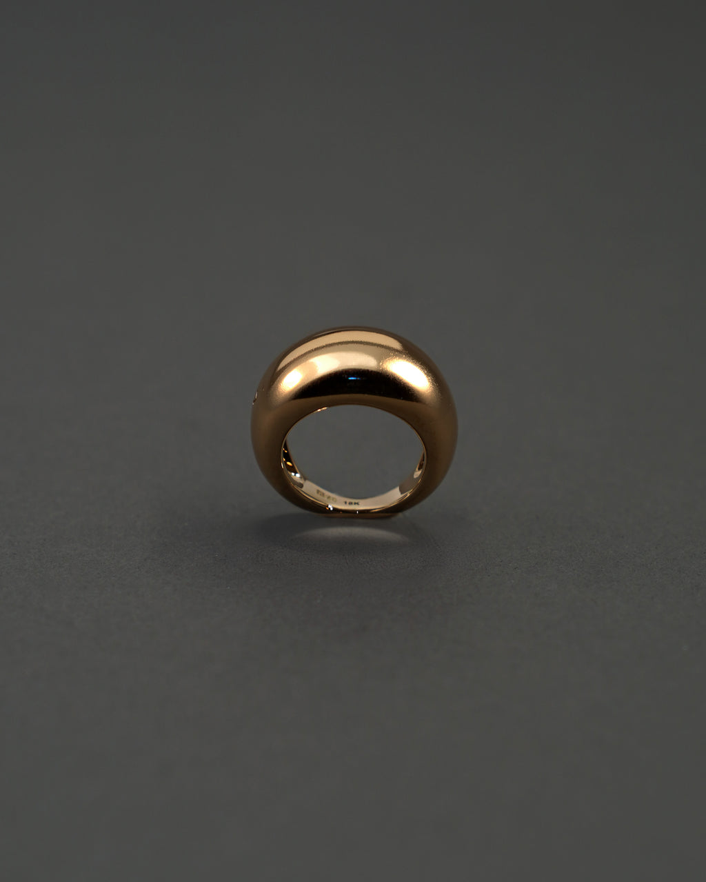 MOON RING M BLANK GULD