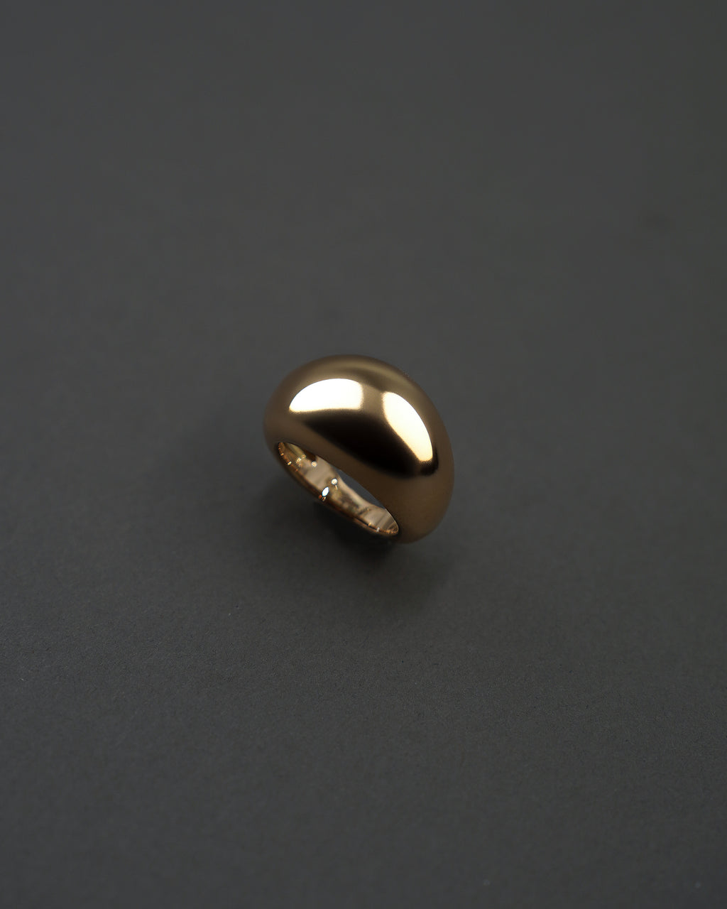 MOON RING L BLANK GULD