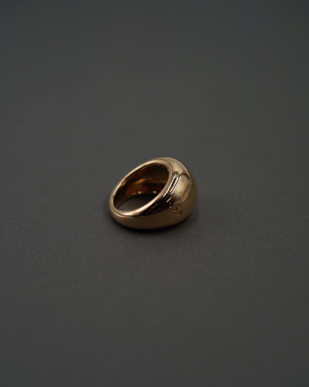 MOON RING L BLANK GULD