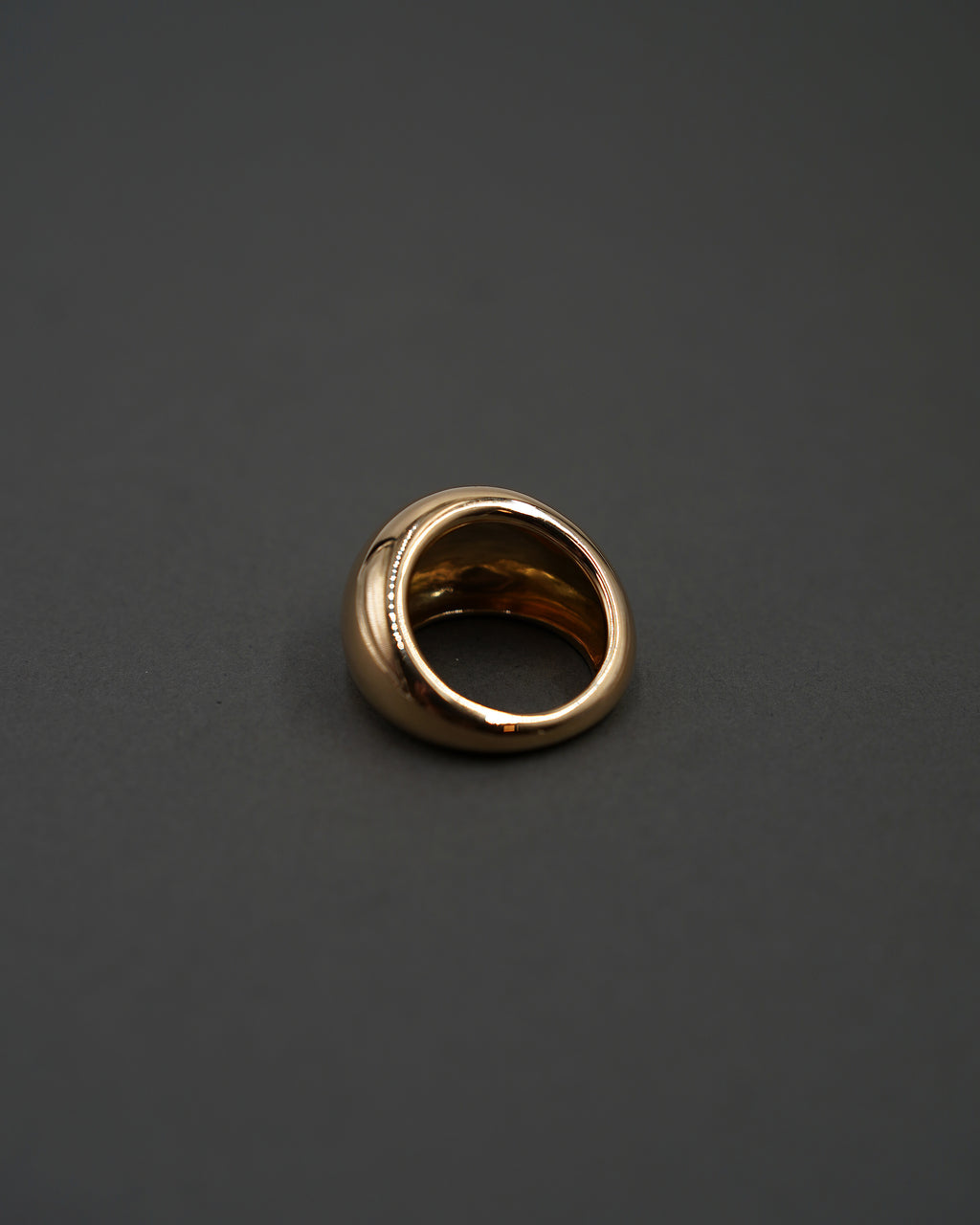 MOON RING L BLANK GULD