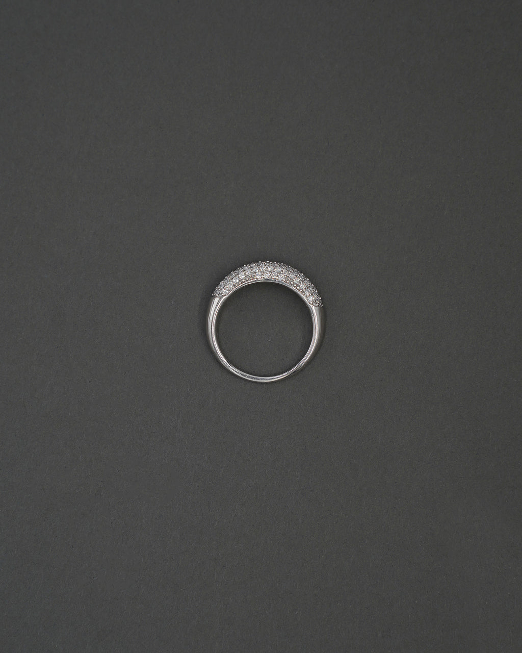 MOON RING S PAVÉ VITGULD