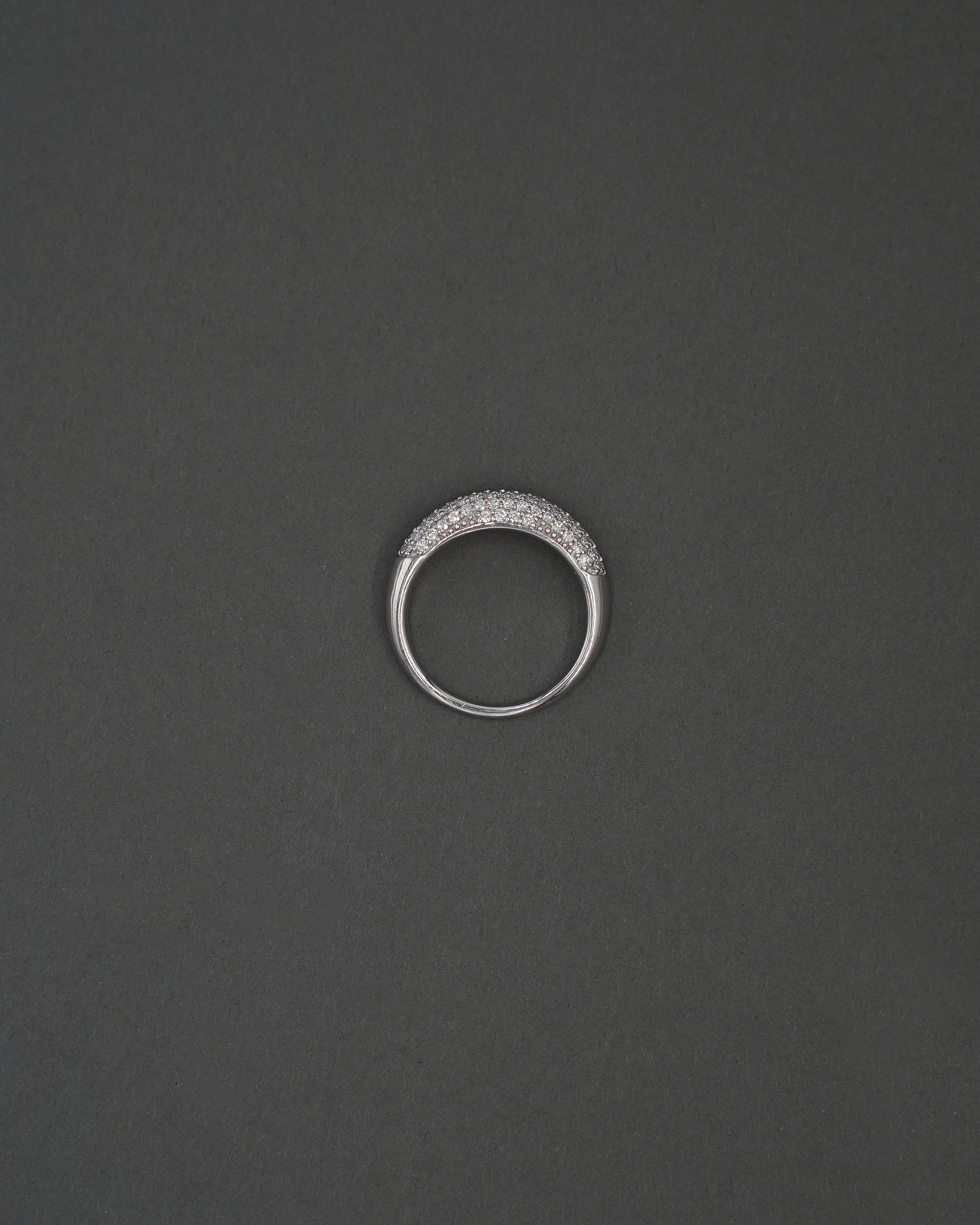 MOON RING S PAVÉ VITGULD