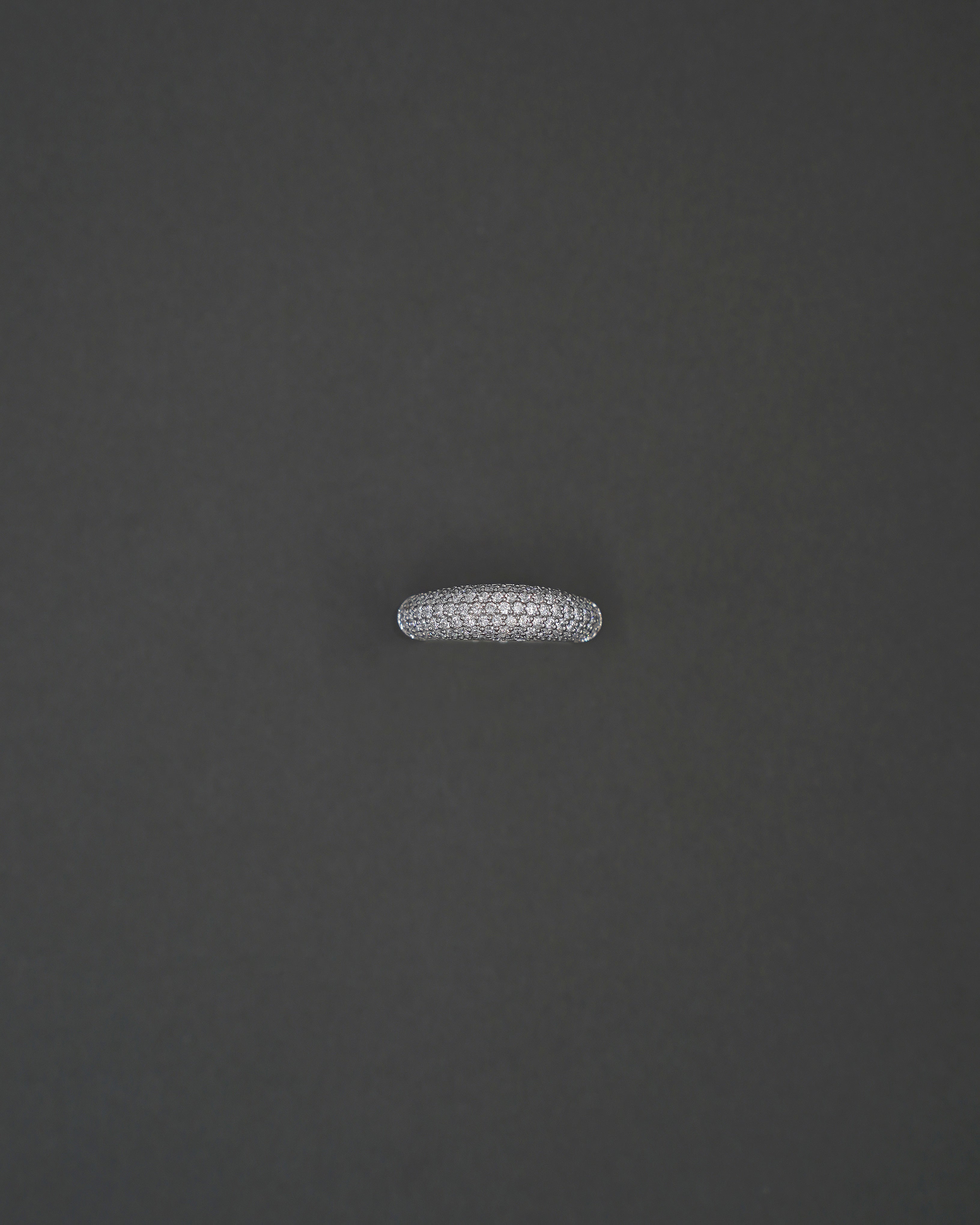 MOON RING S PAVÉ VITGULD
