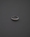MOON RING S PAVÉ VITGULD