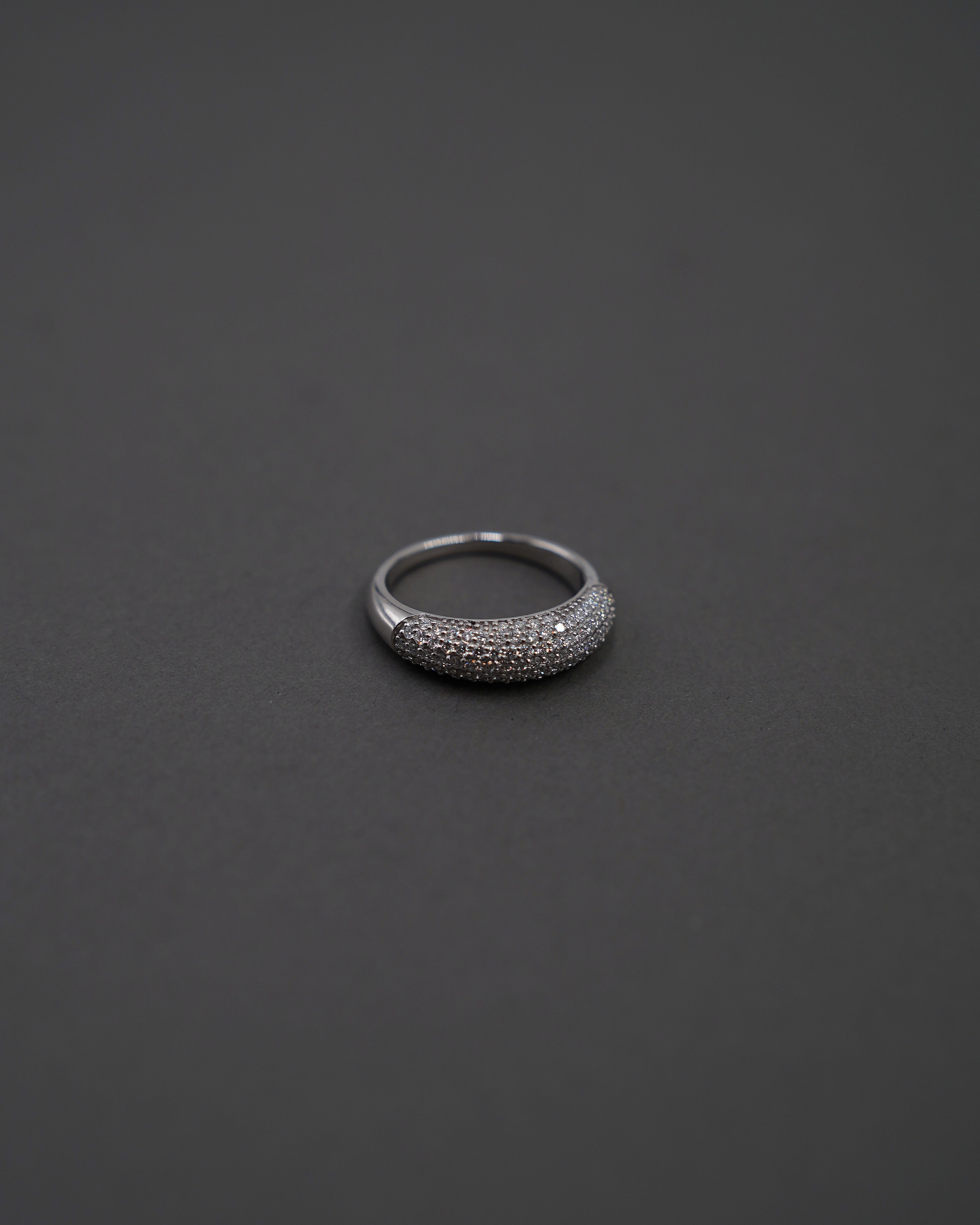 MOON RING S PAVÉ VITGULD