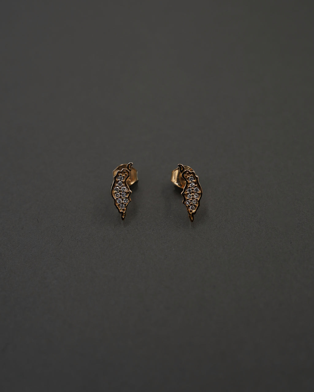 ÖJN ÖRHÄNGEN MINI DIAMANT GULD