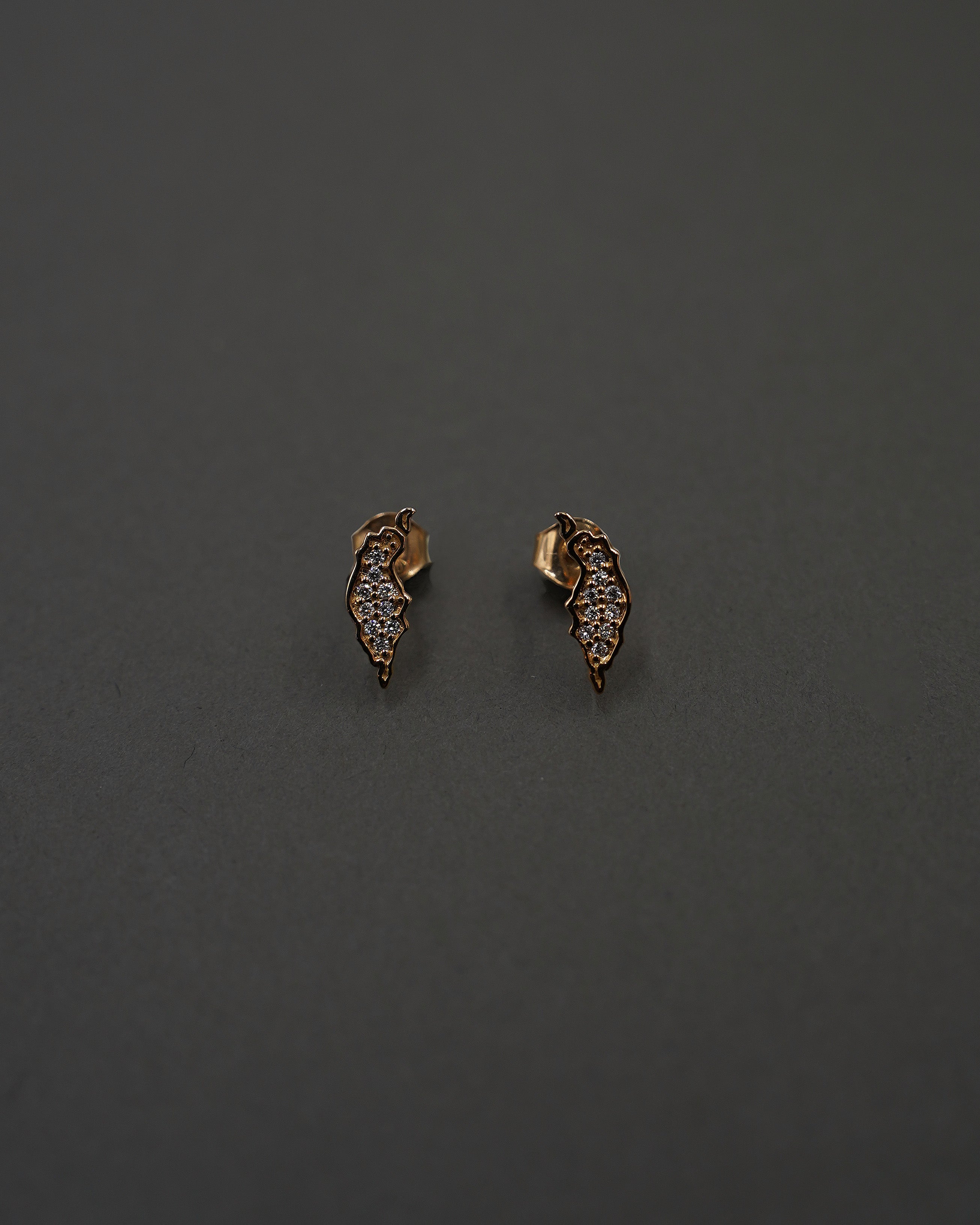 ÖJN ÖRHÄNGEN MINI DIAMANT GULD