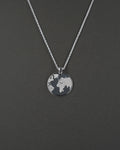 ONE WORLD HALSBAND SILVER