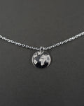 ONE WORLD HALSBAND MINI SILVER