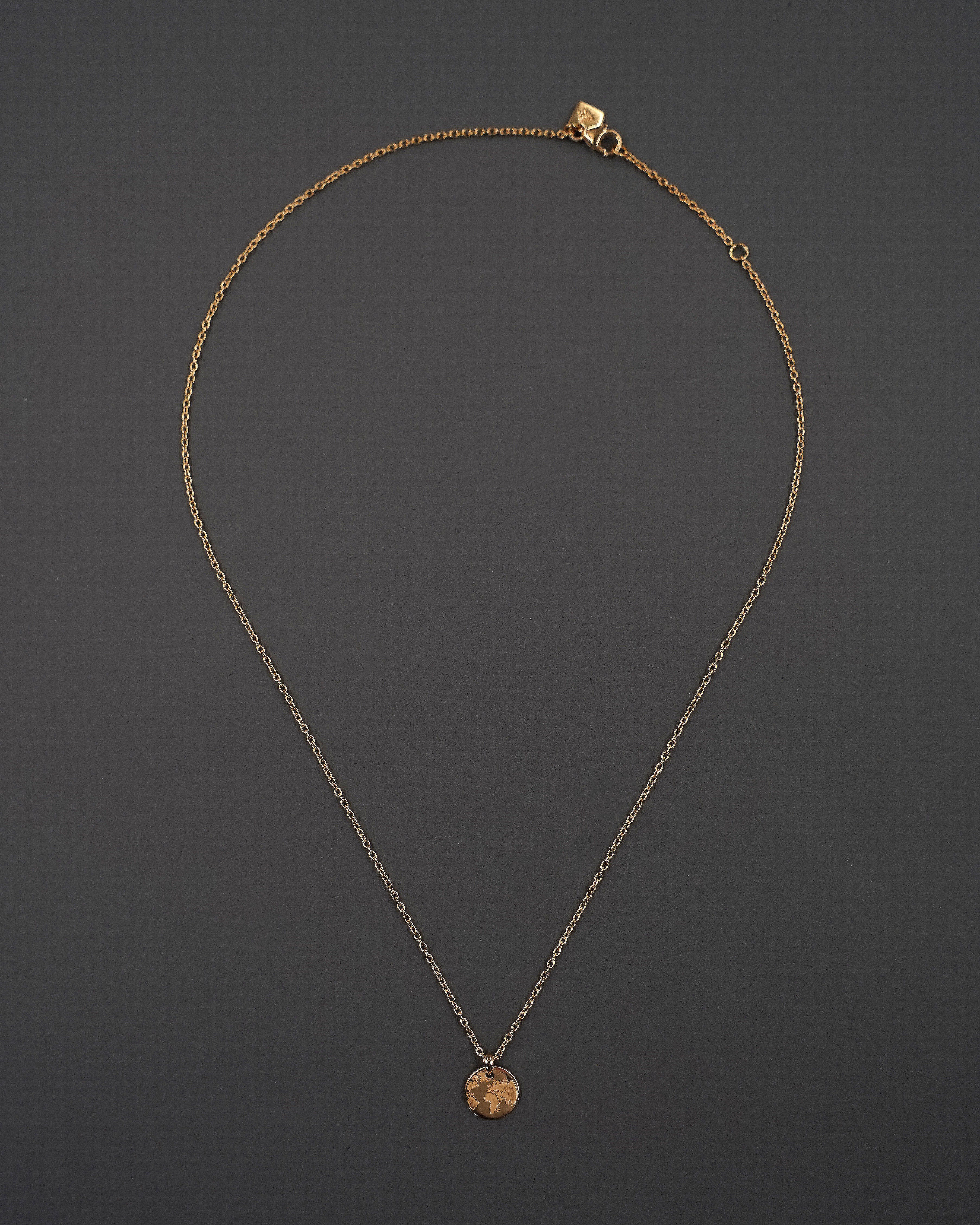 ONE WORLD HALSBAND MINI FÖRGYLLD