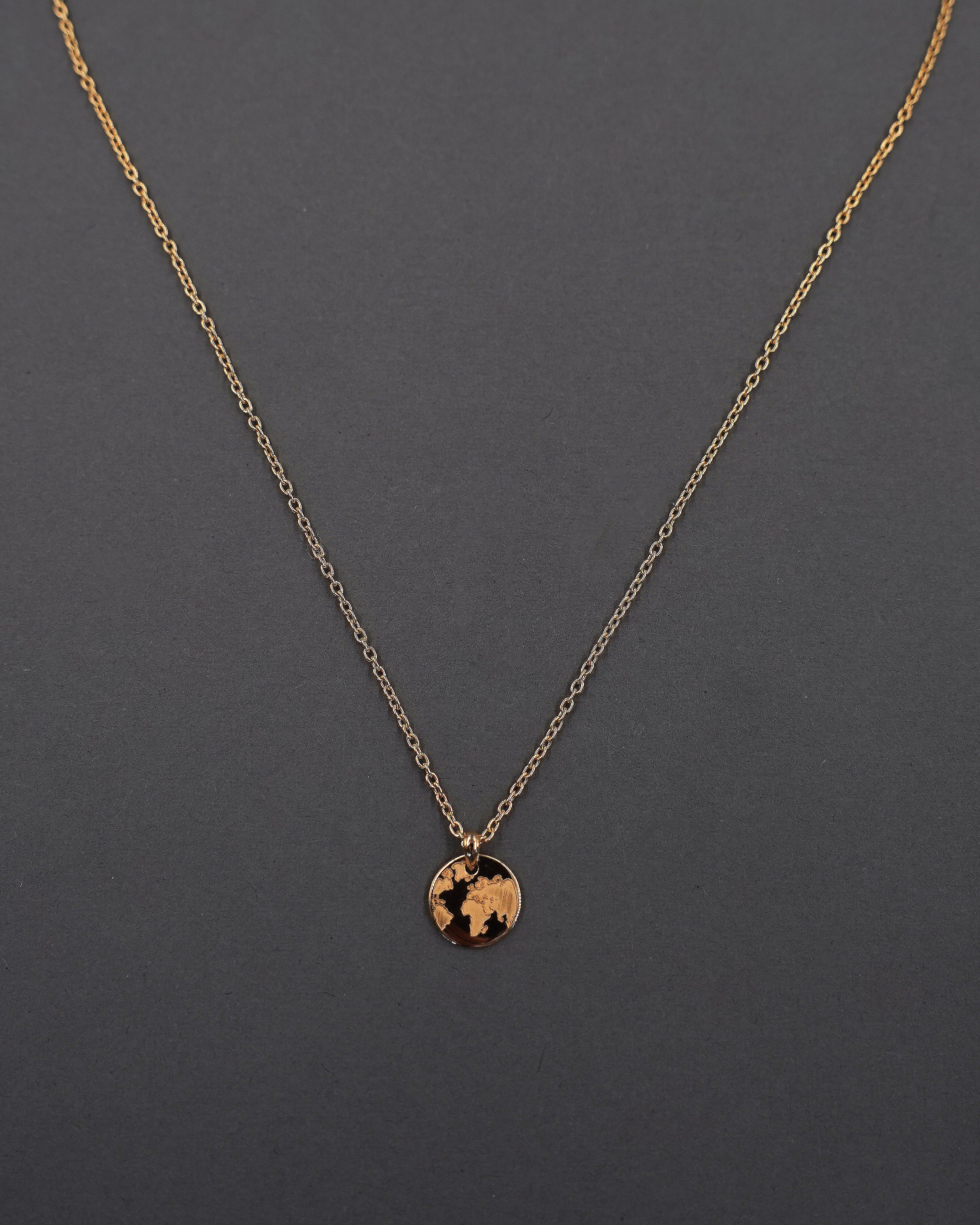 ONE WORLD HALSBAND MINI FÖRGYLLD