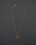 ONE WORLD HALSBAND FÖRGYLLD PANSAR