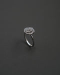 ROS RING M DIAMANT VITGULD