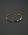STENKUSTEN ARMBAND MINI FULL GULD 18,5+2 CM