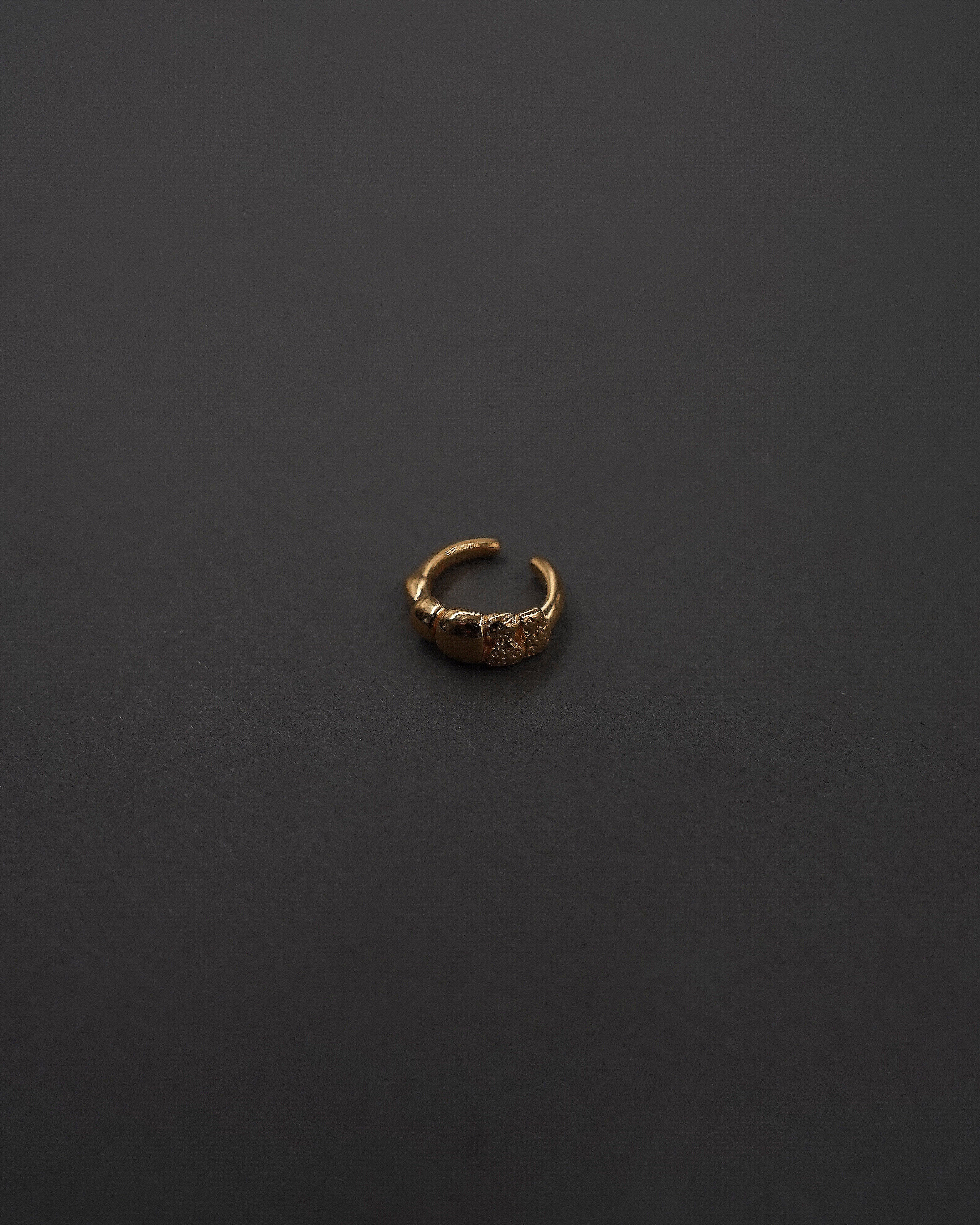 STENKUSTEN EARCUFF FÖRGYLLD