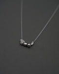 STENKUSTEN HALSBAND S DIAMANT VITGULD