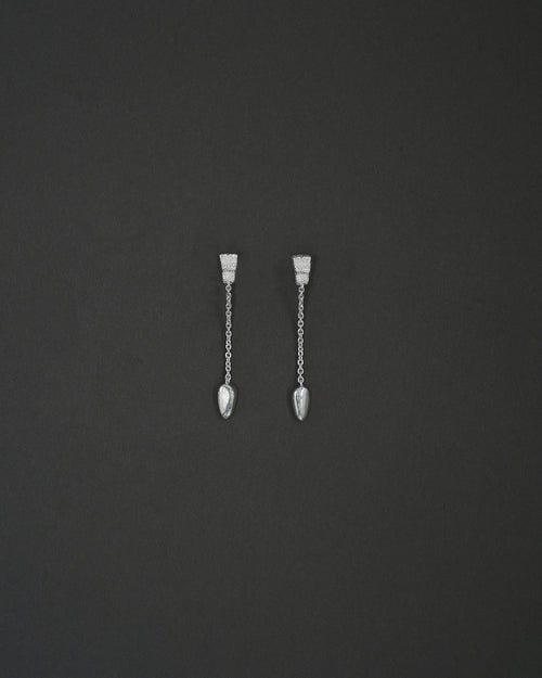 STENKUSTEN ÖRHÄNGEN DROP KORT 5CM