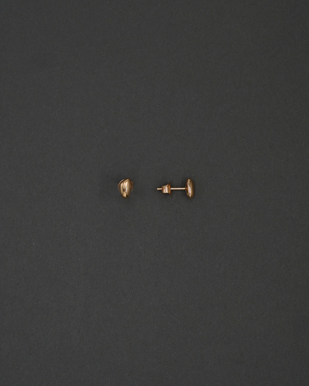 STENKUSTEN ÖRHÄNGEN MINI BLANK GULD